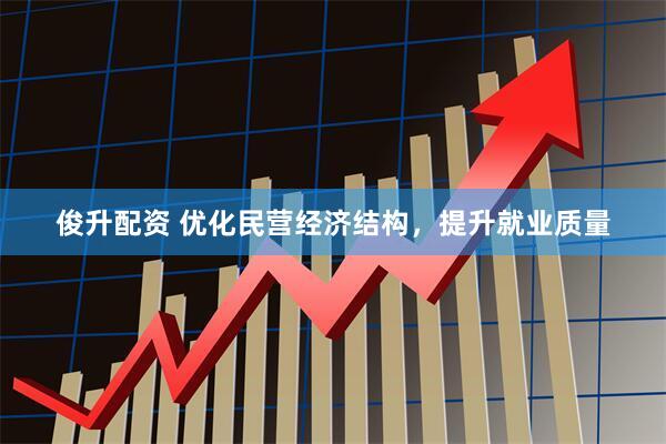 俊升配资 优化民营经济结构，提升就业质量