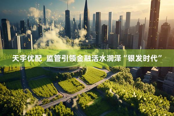 天宇优配  监管引领金融活水润泽“银发时代”