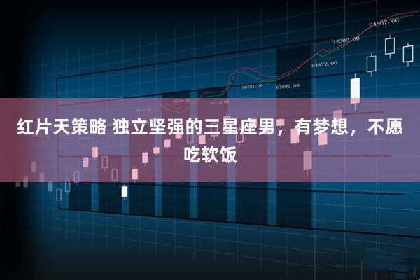 红片天策略 独立坚强的三星座男，有梦想，不愿吃软饭